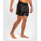 МУАЙ ТАЙ ШОРТИ - Venum Logos Muay Thai Shorts - Black/Black​